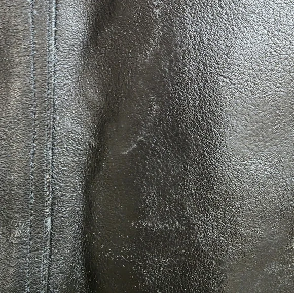 Black Leather Biker Vest Sz 48 - Picture 8 of 11